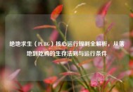 绝地求生（PUBG）核心运行规则全解析，从落地到吃鸡的生存法则与运行条件
