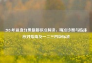 2024年贫血分级最新标准解读，精准诊断与临床应对指南及一二三四级标准