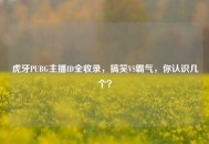 虎牙PUBG主播ID全收录，搞笑VS霸气，你认识几个？