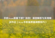 手机Steam屏幕下移？别急！原因解析与实用解决办法（Steam手机版界面调整技巧）