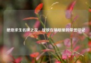 绝地求生名牌之花，绽放在硝烟里的荣誉印记