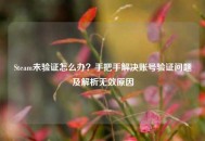 Steam未验证怎么办？手把手解决账号验证问题及解析无效原因