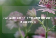 CSGO MG段位是什么？卡在瓶颈的我们如何敲开更高段位的门？