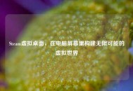Steam虚拟桌面，在电脑屏幕里构建无限可能的虚拟世界