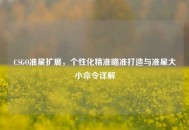 CSGO准星扩展，个性化精准瞄准打造与准星大小命令详解