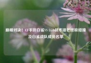 巅峰对决！CF手游白鲨VS LGD战术锋芒终极碰撞及白鲨战队成员名单