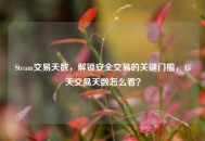 Steam交易天数，解锁安全交易的关键门槛，15天交易天数怎么看？