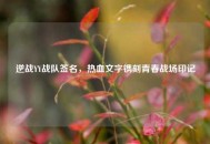 逆战YY战队签名，热血文字镌刻青春战场印记