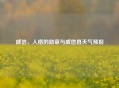 威信，人格的勋章与威信县天气预报