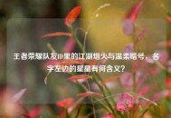 王者荣耀队友ID里的江湖烟火与温柔暗号，名字左边的星星有何含义？