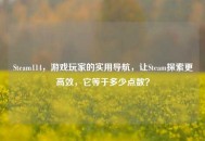 Steam114，游戏玩家的实用导航，让Steam探索更高效，它等于多少点数？
