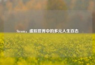 Steam，虚拟世界中的多元人生百态