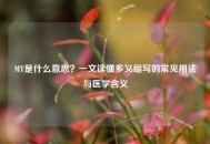 MT是什么意思？一文读懂多义缩写的常见用法与医学含义