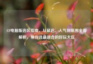 CF电脑版选区指南，从延迟、人气到氛围全面解析，帮你选最适合的好玩大区