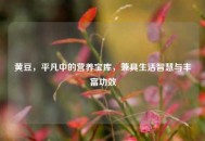 黄豆，平凡中的营养宝库，兼具生活智慧与丰富功效