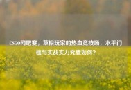 CSGO网吧赛，草根玩家的热血竞技场，水平门槛与实战实力究竟如何？