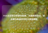 PUBG社区积分获取全指南，从签到到活动，轻松攒分换福利及积分规则解析