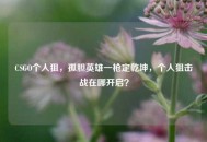 CSGO个人狙，孤胆英雄一枪定乾坤，个人狙击战在哪开启？
