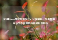 2024年Steam商城数据统计，玩家偏好、品类趋势、平台生态新观察与购买纪录解析