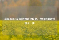 赛睿寒冰CSGO驱动设置全攻略，助你听声辨位快人一步