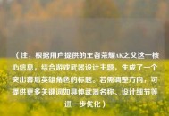 （注，根据用户提供的王者荣耀AK之父这一核心信息，结合游戏武器设计主题，生成了一个突出幕后英雄角色的标题。若需调整方向，可提供更多关键词如具体武器名称、设计细节等进一步优化）