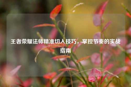 王者荣耀法师精准切入技巧，掌控节奏的实战指南