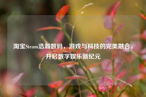 淘宝Steam浩瀚数码，游戏与科技的完美融合，开启数字娱乐新纪元