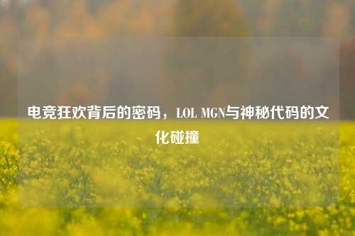 电竞狂欢背后的密码，LOL MGN与神秘代码的文化碰撞