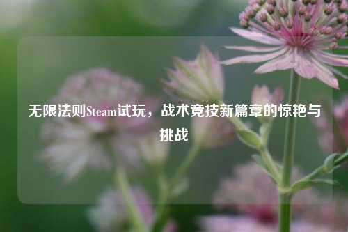 无限法则Steam试玩，战术竞技新篇章的惊艳与挑战