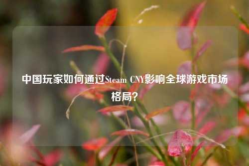 中国玩家如何通过Steam CNY影响全球游戏市场格局？