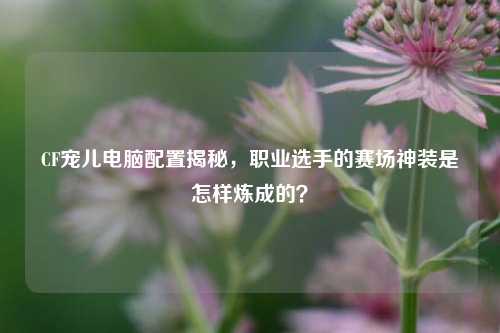 CF宠儿电脑配置揭秘,职业选手的赛场神装是怎样炼成的?