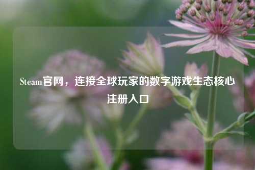 Steam官网，连接全球玩家的数字游戏生态核心注册入口